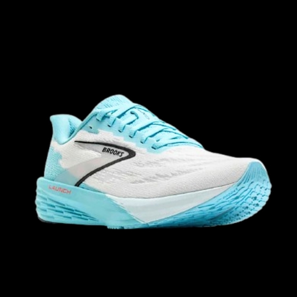 Brooks Launch 11 Running Mens Size 12D White Light Blue